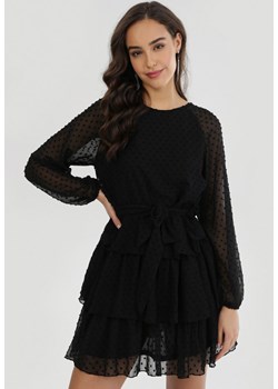 Czarna Sukienka Roseflash ze sklepu Born2be Odzież w kategorii Sukienki - zdjęcie 100056799