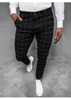 Spodnie męskie chino materiałowe czarne OZONEE DJ/5505 ze sklepu ozonee.pl w kategorii Spodnie męskie - zdjęcie 100807919