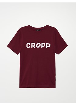 Cropp - Koszulka z nadrukiem - kasztanowy ze sklepu Cropp w kategorii T-shirty męskie - zdjęcie 100887319