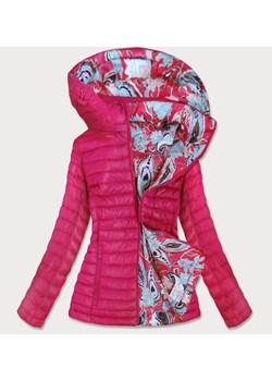 Damska kurtka dwustronna różowa (7174) ze sklepu goodlookin.pl w kategorii Kurtki damskie - zdjęcie 100958159