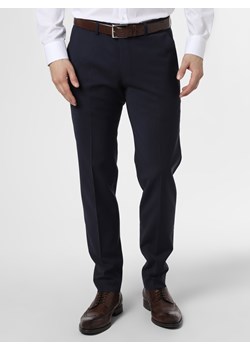 Cinque Męskie spodnie od garnituru modułowego Mężczyźni Super Slim Fit granatowy jednolity ze sklepu vangraaf w kategorii Spodnie męskie - zdjęcie 101372608