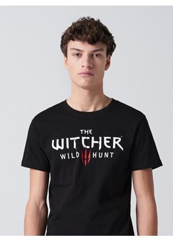 Cropp - T-shirt z nadrukiem The Witcher - czarny ze sklepu Cropp w kategorii T-shirty męskie - zdjęcie 101422008