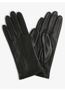 ROECKL - Skórzane rękawiczki damskie, czarny ze sklepu vangraaf w kategorii Rękawiczki damskie - zdjęcie 101581427