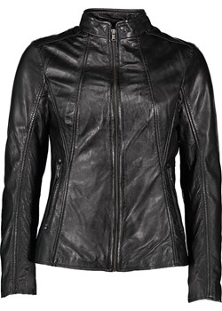 Caminari Skórzana kurtka w kolorze czarnym ze sklepu Limango Polska w kategorii Kurtki damskie - zdjęcie 101596799