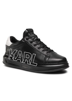 Sneakersy KARL LAGERFELD - KL52523  Black Lthr/Mono ze sklepu eobuwie.pl w kategorii Trampki męskie - zdjęcie 102160639