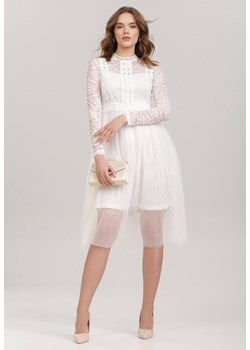 Biała Sukienka Aeznessa ze sklepu Renee odzież w kategorii Sukienki - zdjęcie 102456425