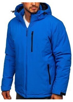 Niebieska kurtka męska zimowa sportowa Denley HH011 ze sklepu Denley w kategorii Kurtki męskie - zdjęcie 102956216