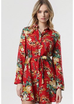 Czerwona Sukienka Warner ze sklepu Born2be Odzież w kategorii Sukienki - zdjęcie 103369346