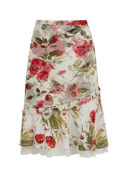 Spódnica w kwiaty z falbanką Potis & Verso Sam ze sklepu Eye For Fashion w kategorii Spódnice - zdjęcie 103537648