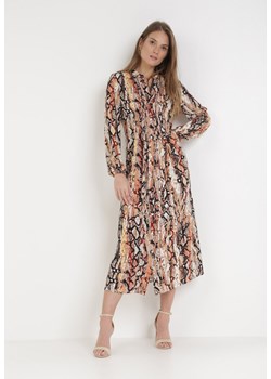 Beżowa Sukienka Leucanthe ze sklepu Born2be Odzież w kategorii Sukienki - zdjęcie 103753325