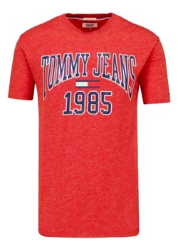 t-shirt męski tommy jeans czerwony ze sklepu Royal Shop w kategorii T-shirty męskie - zdjęcie 104687907