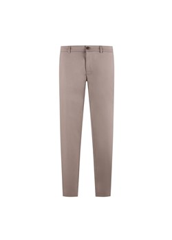 spodnie materiałowe męskie chino slim fit beżowe stretch ze sklepu Royal Shop w kategorii Spodnie męskie - zdjęcie 104688687