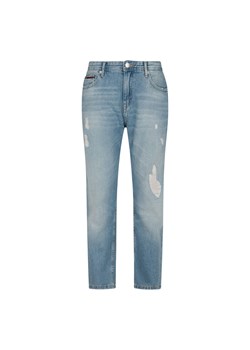 jeansy damskie tommy jeans dw0dw03551 niebieskie z przetarciami ze sklepu Royal Shop w kategorii Jeansy damskie - zdjęcie 104691208