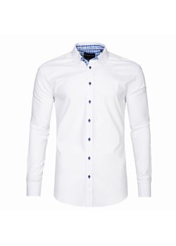 koszula męska di selentino toronto biała slim fit ze sklepu Royal Shop w kategorii Koszule męskie - zdjęcie 104692008