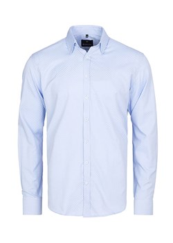 koszula męska di selentino bornholm niebieska classic fit ze sklepu Royal Shop w kategorii Koszule męskie - zdjęcie 104692419
