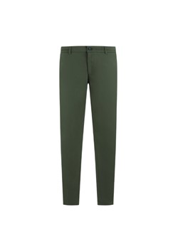 spodnie materiałowe męskie chino slim fit khaki stretch ze sklepu Royal Shop w kategorii Spodnie męskie - zdjęcie 104692657