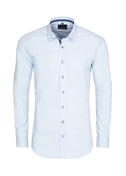 koszula męska błękitna slim ze sklepu Royal Shop w kategorii Koszule męskie - zdjęcie 104694228