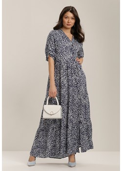 Granatowa Sukienka Aeleomoni ze sklepu Renee odzież w kategorii Sukienki - zdjęcie 104883565