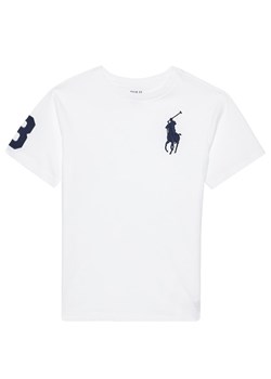 T-shirt chłopięce Polo Ralph Lauren biały na lato 