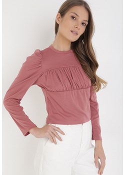 Ciemnoróżowa Bluzka Asileia ze sklepu Born2be Odzież w kategorii Bluzki damskie - zdjęcie 105231376