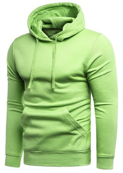Męska bluza z kapturem  sg1 - zielona ze sklepu Risardi w kategorii Bluzy męskie - zdjęcie 105808747