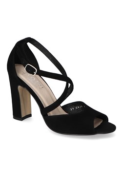 Sandały Kotyl 5921 Czarne zamsz ze sklepu Arturo-obuwie w kategorii Sandały damskie - zdjęcie 105816905