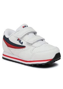 Sneakersy Fila - Orbit Velcro Infants 1011080.98F White/Dress Blue ze sklepu eobuwie.pl w kategorii Buty sportowe dziecięce - zdjęcie 105873495