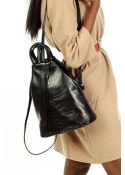 Modny plecak damski czarny MORENA CLASSIC ze sklepu merg.pl w kategorii Plecaki - zdjęcie 106133375