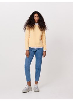 Cropp - Jeansy mom slim - niebieski ze sklepu Cropp w kategorii Jeansy damskie - zdjęcie 106299628