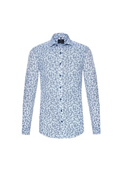 koszula męska di selentino niebieska slim fit ze sklepu Royal Shop w kategorii Koszule męskie - zdjęcie 106321279