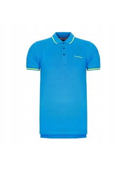 Koszulka Polo Pierre Cardin Custom Fit Blue ze sklepu dewear.pl w kategorii T-shirty męskie - zdjęcie 106376427