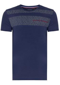 Guess T-shirt męski  Klasyczny Navy ze sklepu dewear.pl w kategorii T-shirty męskie - zdjęcie 106376897