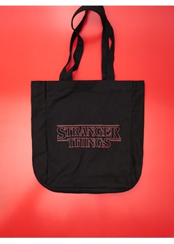 Cropp - Płócienna torba Stranger Things - czarny ze sklepu Cropp w kategorii Torby Shopper bag - zdjęcie 106432705