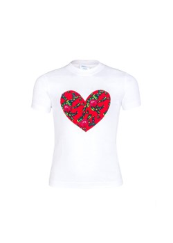 Dziecięca koszulka z sercem ze sklepu JK-Collection w kategorii Bluzki dziewczęce - zdjęcie 106439177