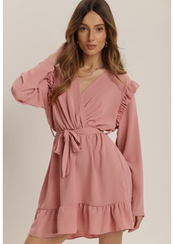Różowa Sukienka Dalimare ze sklepu Renee odzież w kategorii Sukienki - zdjęcie 106442189