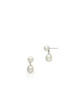 Kolczyki srebrne z perłami STW/KP029 ze sklepu W.KRUK w kategorii Kolczyki - zdjęcie 107183696