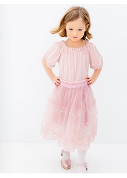 Pudrowa sukienka dziecięca Anima by Justyna Steczkowska ze sklepu Eye For Fashion w kategorii Sukienki dziewczęce - zdjęcie 107447086