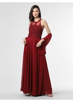 Sukienka Mascara czerwona koronkowa elegancka na bal maxi 
