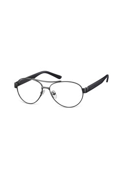 Małe Okulary oprawki Pilotki metalowe korekcyjne M380A czarne ze sklepu Stylion w kategorii Okulary korekcyjne męskie - zdjęcie 107783548