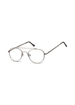Okulary oprawki okrągłe zerówki metalowe korekcyjne 785A grafitowe ze sklepu Stylion w kategorii Okulary zerówki męskie - zdjęcie 107783626