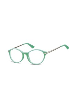 Okulary dziecięce zerówki okrągłe lenonki AK46B zielone (miętowe) ze sklepu Stylion w kategorii Akcesoria dziecięce - zdjęcie 107783688