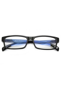 Okulary z filtrem Antyrefleksyjne zerówki Nerdy prostokątne DR-107-C1 ze sklepu Stylion w kategorii Okulary korekcyjne męskie - zdjęcie 107783766