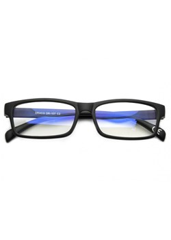 Okulary z filtrem Antyrefleksyjne zerówki Nerdy prostokątne DR-107-C2 ze sklepu Stylion w kategorii Okulary przeciwsłoneczne męskie - zdjęcie 107783768