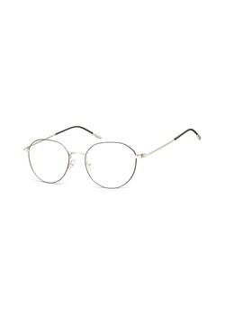 Lenonki Okulary oprawki optyczne 928 srebrne + czarne ze sklepu Stylion w kategorii Oprawki do okularów męskich - zdjęcie 107784025