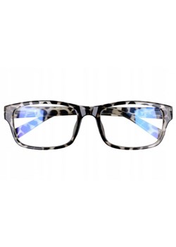 Prostokątne a'la Nerdy zerówki z Antyrefleksem okulary z filtrem ST1202 ze sklepu Stylion w kategorii Okulary korekcyjne damskie - zdjęcie 107784169