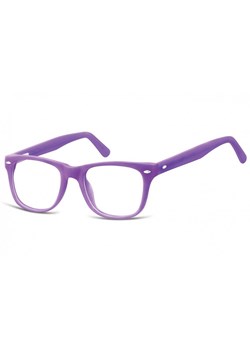 Okulary dziecięce zerówki Nerdy AK48D fioletowe ze sklepu Stylion w kategorii Akcesoria dziecięce - zdjęcie 107784207
