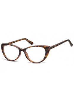 Okulary oprawki korekcyjne Kocie Oczy zerówki Sunoptic CP138A jasna panterka ze sklepu Stylion w kategorii Okulary zerówki męskie - zdjęcie 107784435
