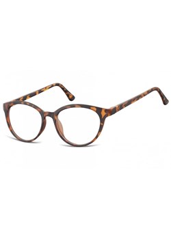 Okulary oprawki korekcyjne okrągłe Lenonki zerówki Sunoptic CP140B szylkret ze sklepu Stylion w kategorii Okulary zerówki męskie - zdjęcie 107784457