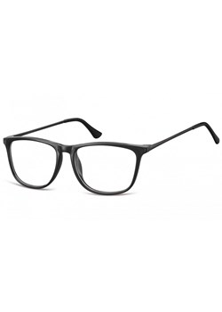 Okulary oprawki korekcyjne Nerdy zerówki Sunoptic CP142 czarne ze sklepu Stylion w kategorii Okulary zerówki męskie - zdjęcie 107784469