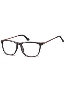 Okulary oprawki korekcyjne Nerdy zerówki Sunoptic CP142C ciemnobrązowe ze sklepu Stylion w kategorii Okulary zerówki męskie - zdjęcie 107784475